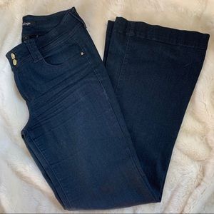 High waist flare jeans